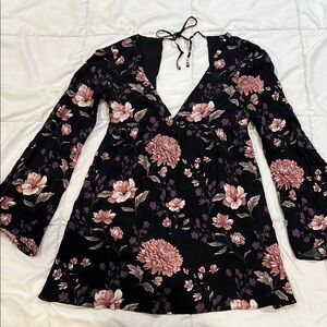 Floral Bell Sleeve Dress